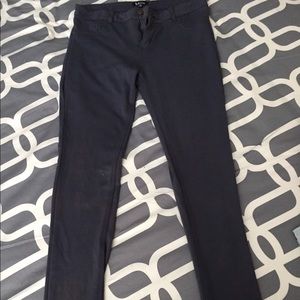 Long/full length soft knit jeggings grey XL